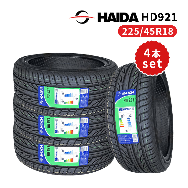 225/45R18 4本セット 2024年制造 新品サマータイヤ HAIDA HD921 送料無料 225/45/18