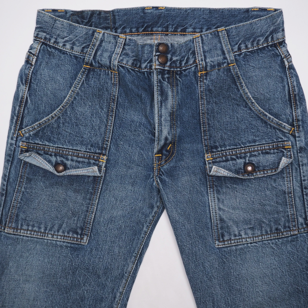 フルカウント 24SS ブッシュパンツ ダートフォード デニム FULL COUNT Limited Vintage Finished Denim BUSH PANTS Dartford 1246HW-24