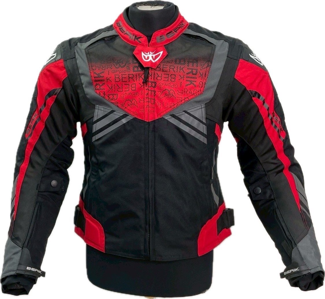 BERIK ベリック レディース ナイロンジャケット 73302L RED XSサイズ バイクウェア 【バイク用品】 \1～ 1円