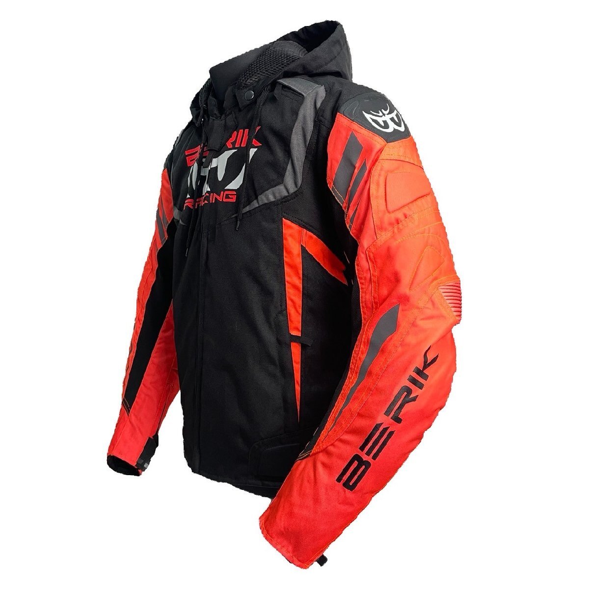 BERIK ベリック オールシーズン ナイロンジャケット レイヤー付き 330FR BKGYRD 52サイズ XL相當(dāng) バイクウェア 【バイク用品】 \1～