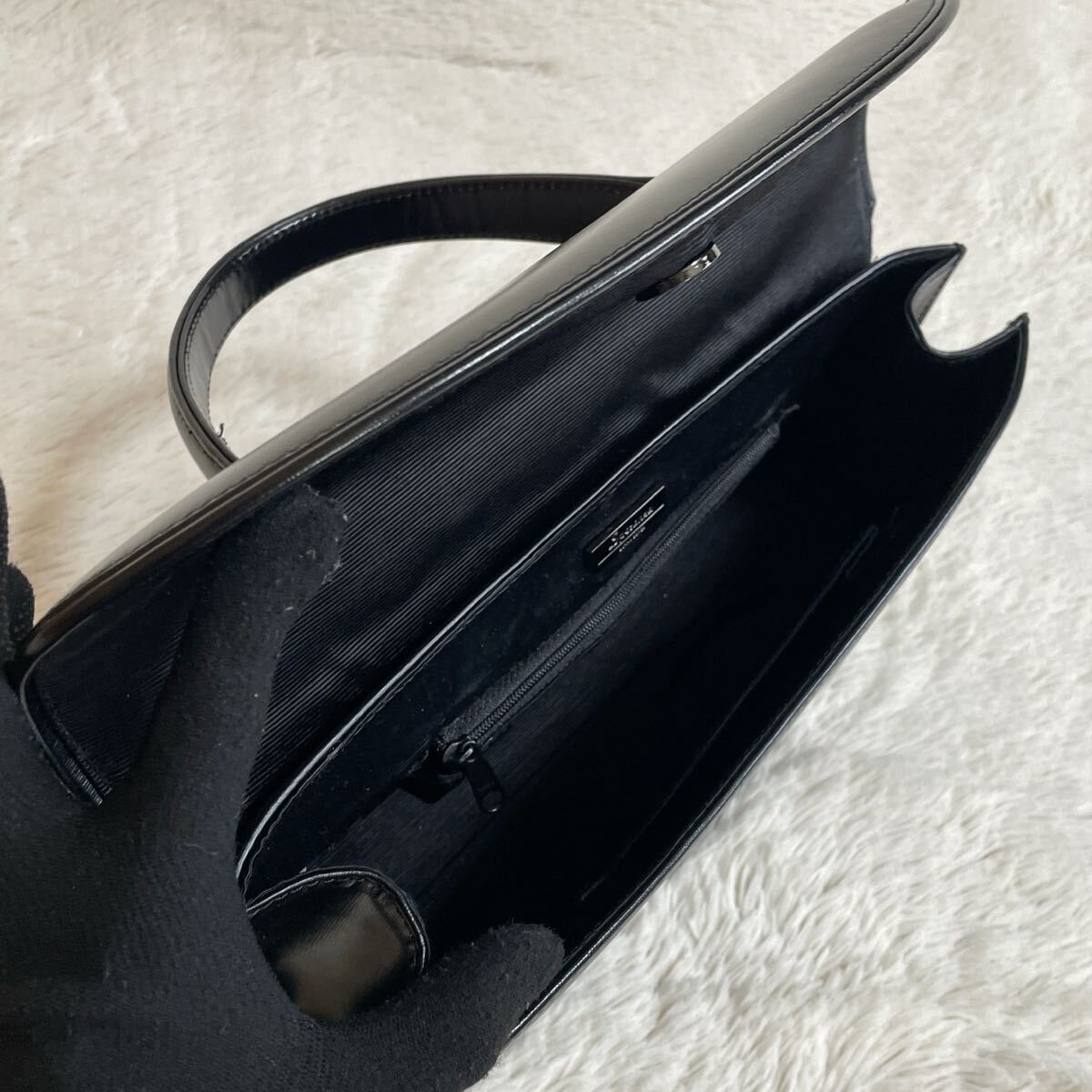 極美品 未使用級 エスペランサ ブラックフォーマル 冠婚葬祭 ハンドバッグ 黒 極美品 未使用級 エスペランサ ブラックフォーマル 冠婚葬祭