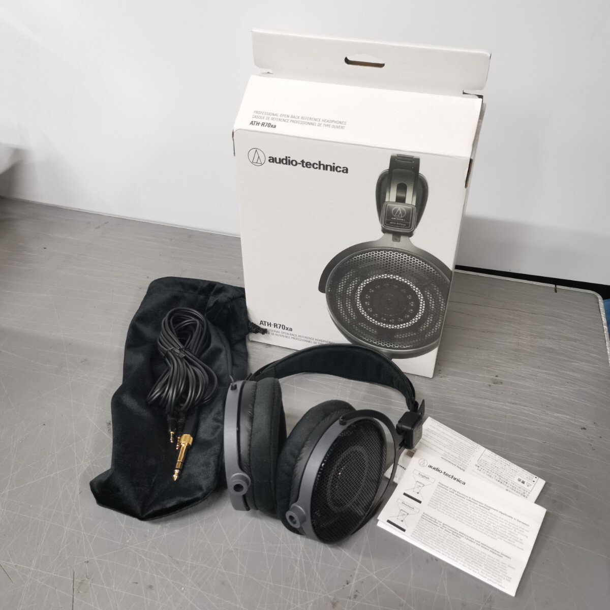 audio-technica ATH-R70xa наушники изначальный с коробкой б/у 092
