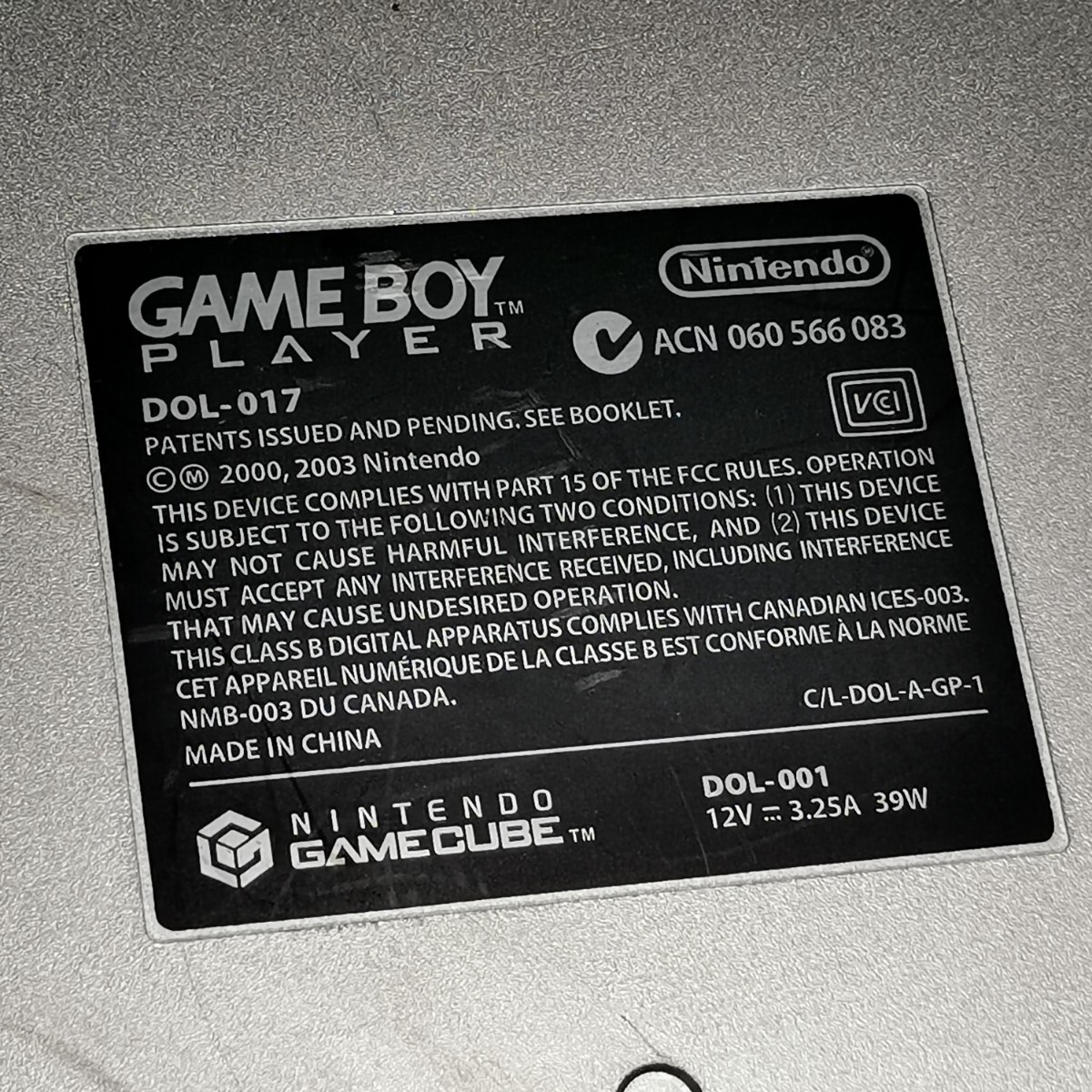  наличие есть Nintendo DOL-017 Game Boy плеер б/у товар retapa