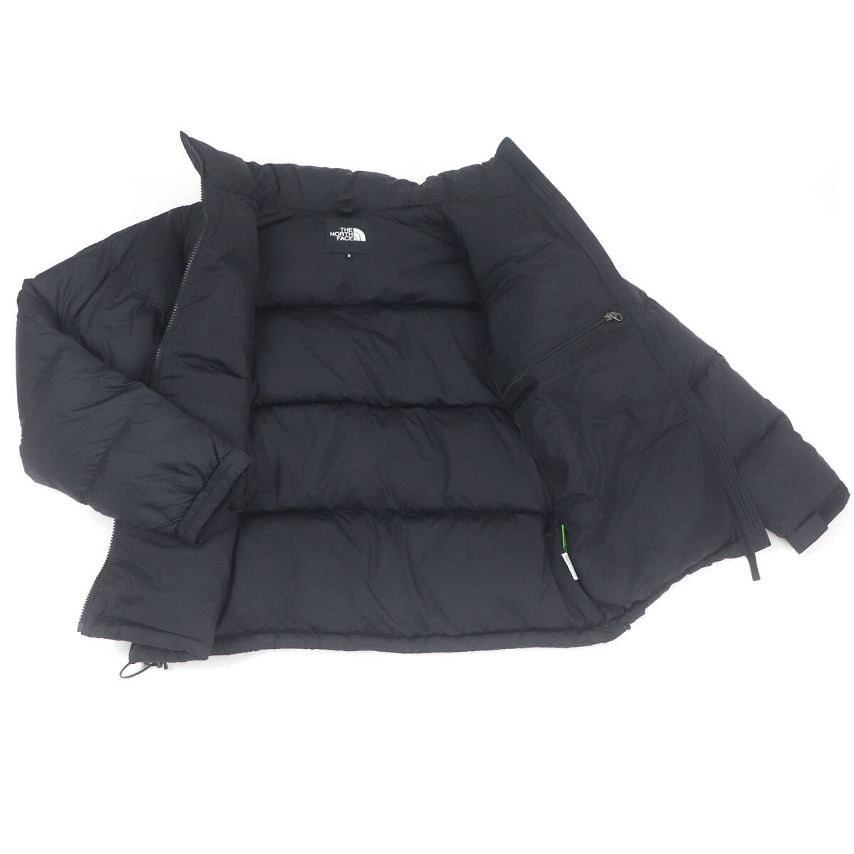 美品□THE NORTH FACE ザ?ノースフェイス ND92234 Nuptse Jacket ヌプシ フード入り ダウンジャケット ブラック S 正規(guī)品 メンズ