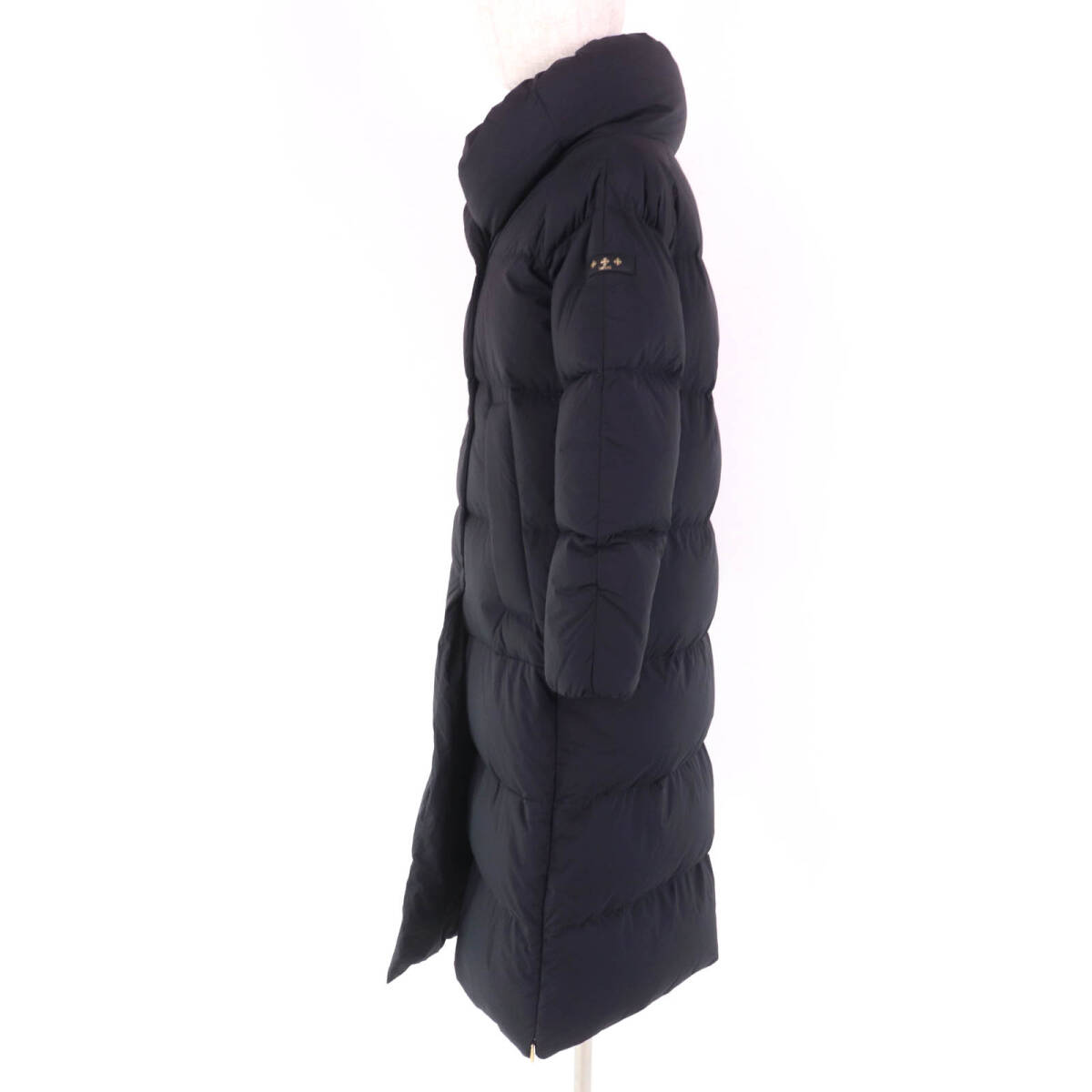 極美品☆TATRAS タトラス 20AW LTAT20A4186-D BALIVERNA バリヴェルナ ロング丈 ダウンコート ブラック 02 ハンガー付 正規(guī)品 レディース