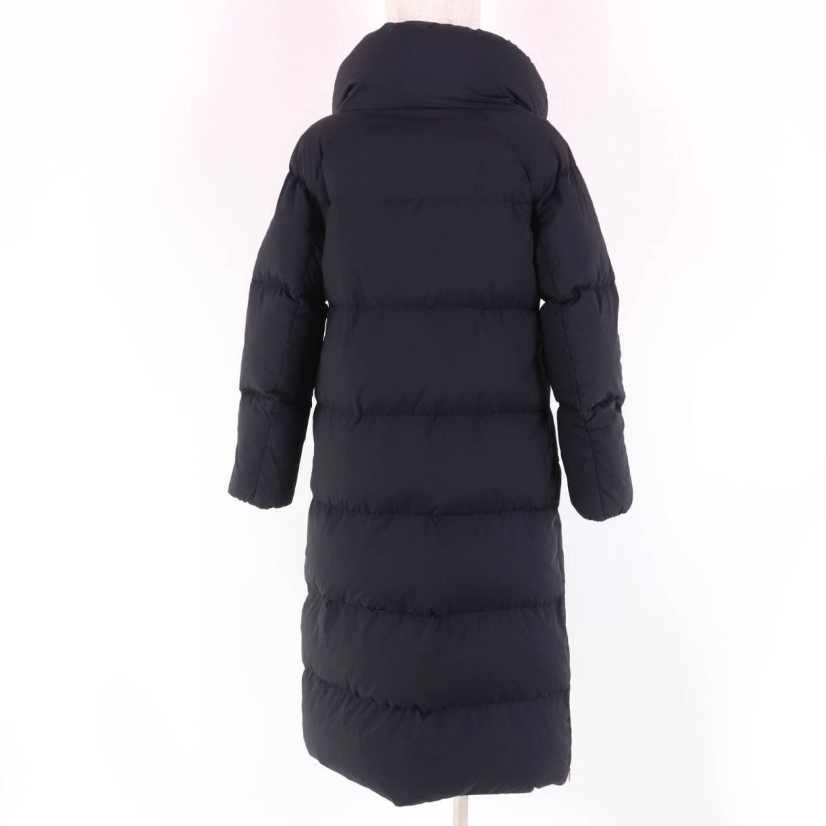 極美品☆TATRAS タトラス 20AW LTAT20A4186-D BALIVERNA バリヴェルナ ロング丈 ダウンコート ブラック 02 ハンガー付 正規(guī)品 レディース