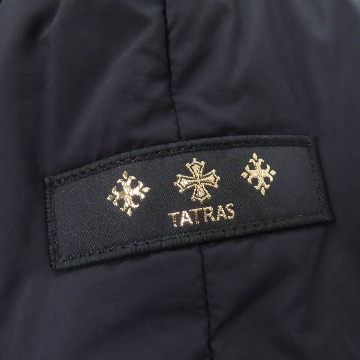 極美品☆TATRAS タトラス 20AW LTAT20A4186-D BALIVERNA バリヴェルナ ロング丈 ダウンコート ブラック 02 ハンガー付 正規(guī)品 レディース