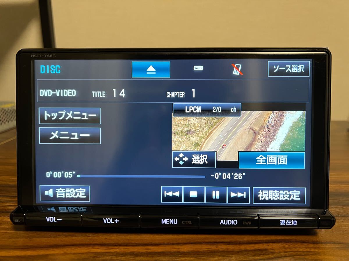 *9 дюймовый Toyota оригинальная навигация NSZT-Y66T бесплатная доставка Full seg DVD Bluetooth система безопасности разблокирован .*