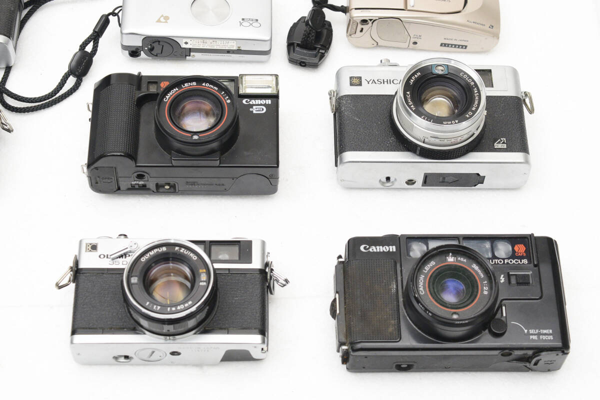 ★デジタルカメラ?フィルムカメラ★ CANON NIKON FUJIFILM OLYMPUS MINOLTA PENTAX KONICA YASHICA ★49個まとめ★ #C846A