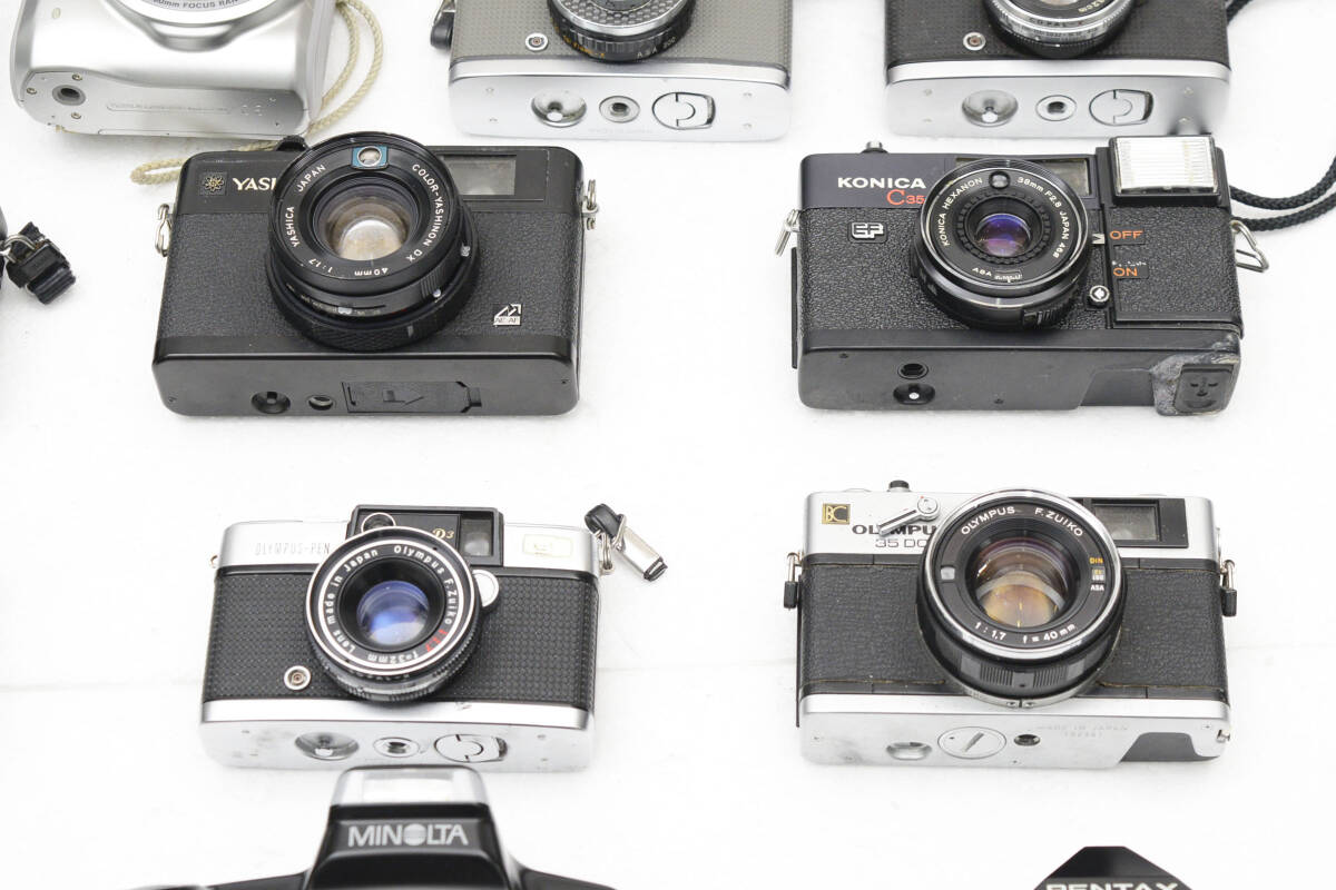 ★デジタルカメラ?フィルムカメラ★ CANON NIKON FUJIFILM OLYMPUS MINOLTA PENTAX KONICA YASHICA ★49個まとめ★ #C846A