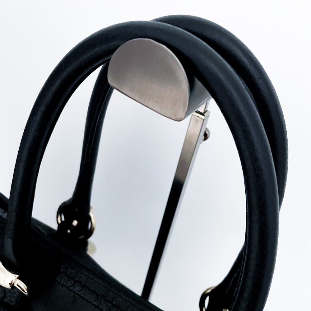 1円■超美品■超希少デザイン■GUCCI グッチ シマ ゴールドプレート エンボス トートバッグ ビジネス 大容量 A4 メンズ レディース レザー