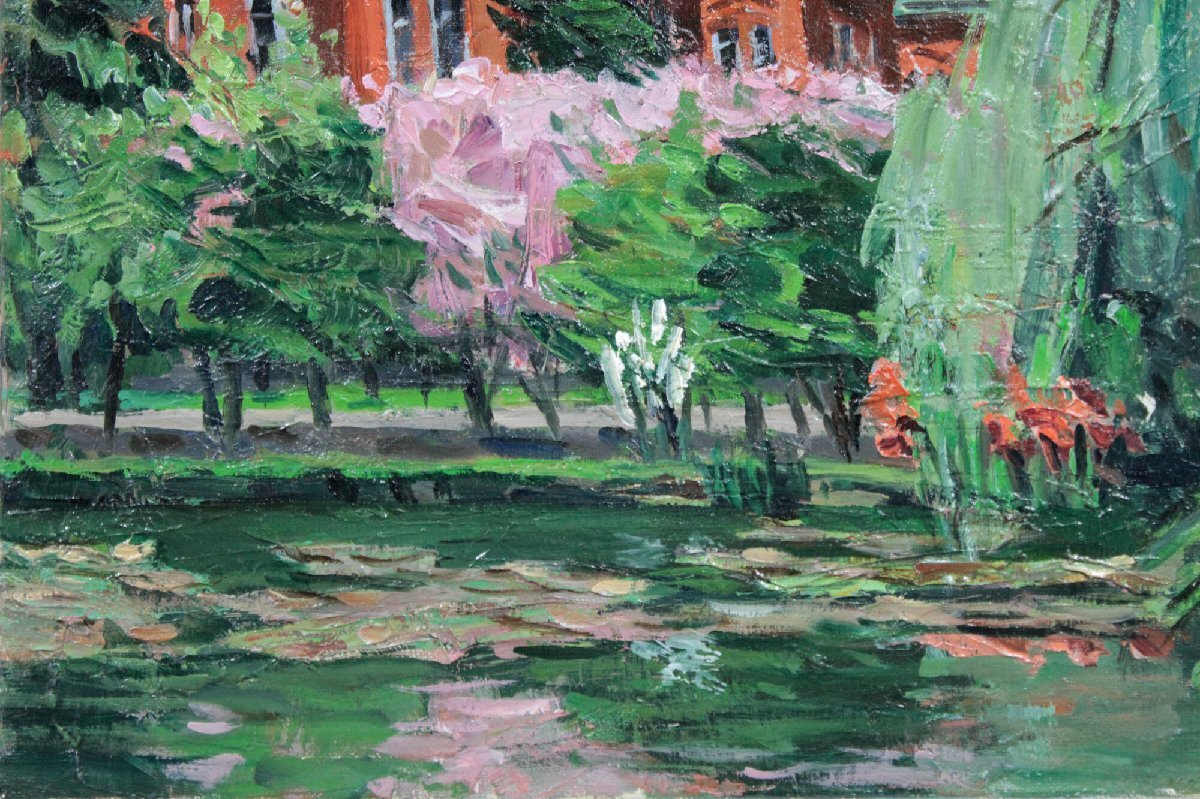 【値下げしました】油彩画 桜の丘の風景 71+2CQ4A4XL._AC_SY200_QL15_.jpg