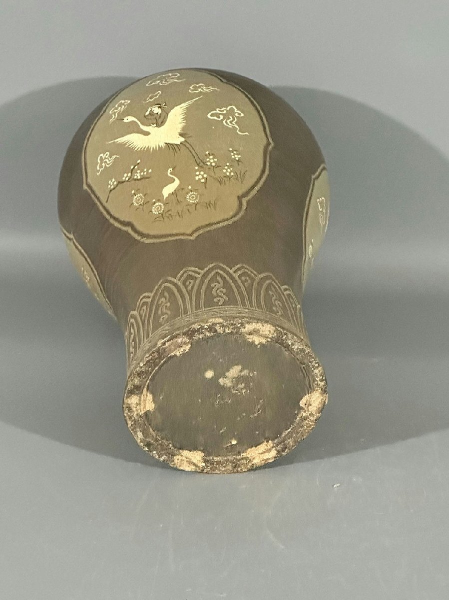 ⭐真物極めて少数 朝鮮古陶磁 高麗時代 瓶 酒器徳利 美術品 古美術品 骨董品 □観心・時代旧蔵□K878朝鮮珍品旧蔵 朝鮮美術 高麗磁 朝鮮古