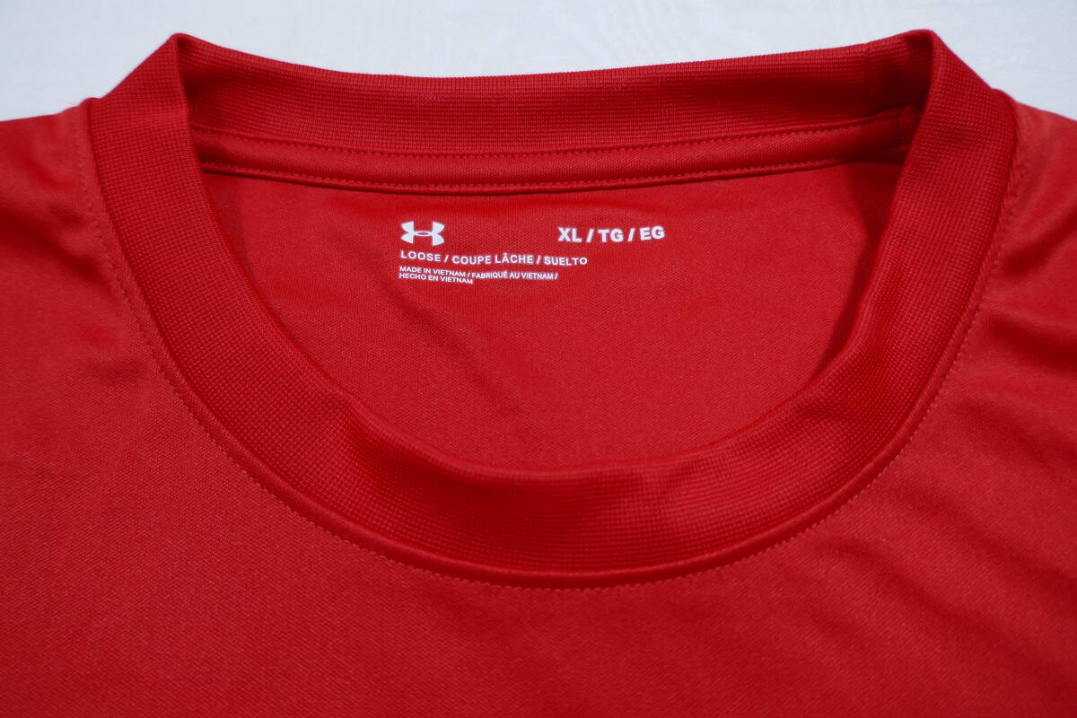  прекрасный товар Waseda Under Armor Roo z модель красный полиэстер короткий рукав одежда размер XL