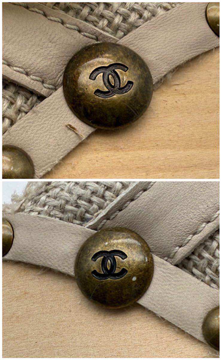 CHANEL シャネル カメリア サボ サンダル サイズ36