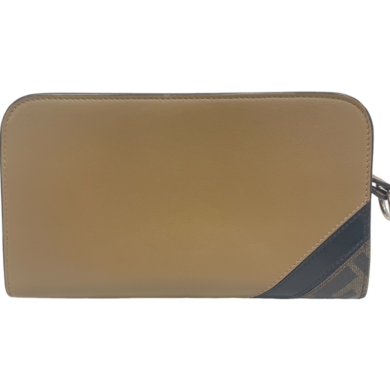 FENDI フェンディ ズッカ クロスボディウォレット 7M0346 ズッカ柄 破損有【中古】12506R28