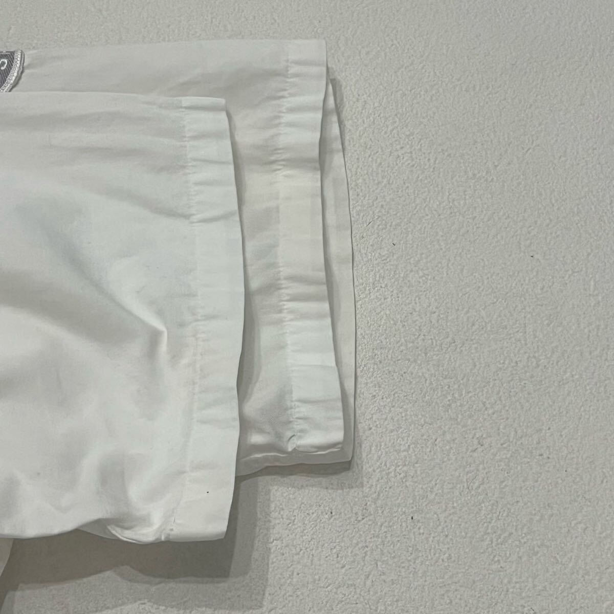 k592 60s ビンテージ Flying Cross POD ワッペン ワーク シャツ M ホワイト 白 vintage work shirt white