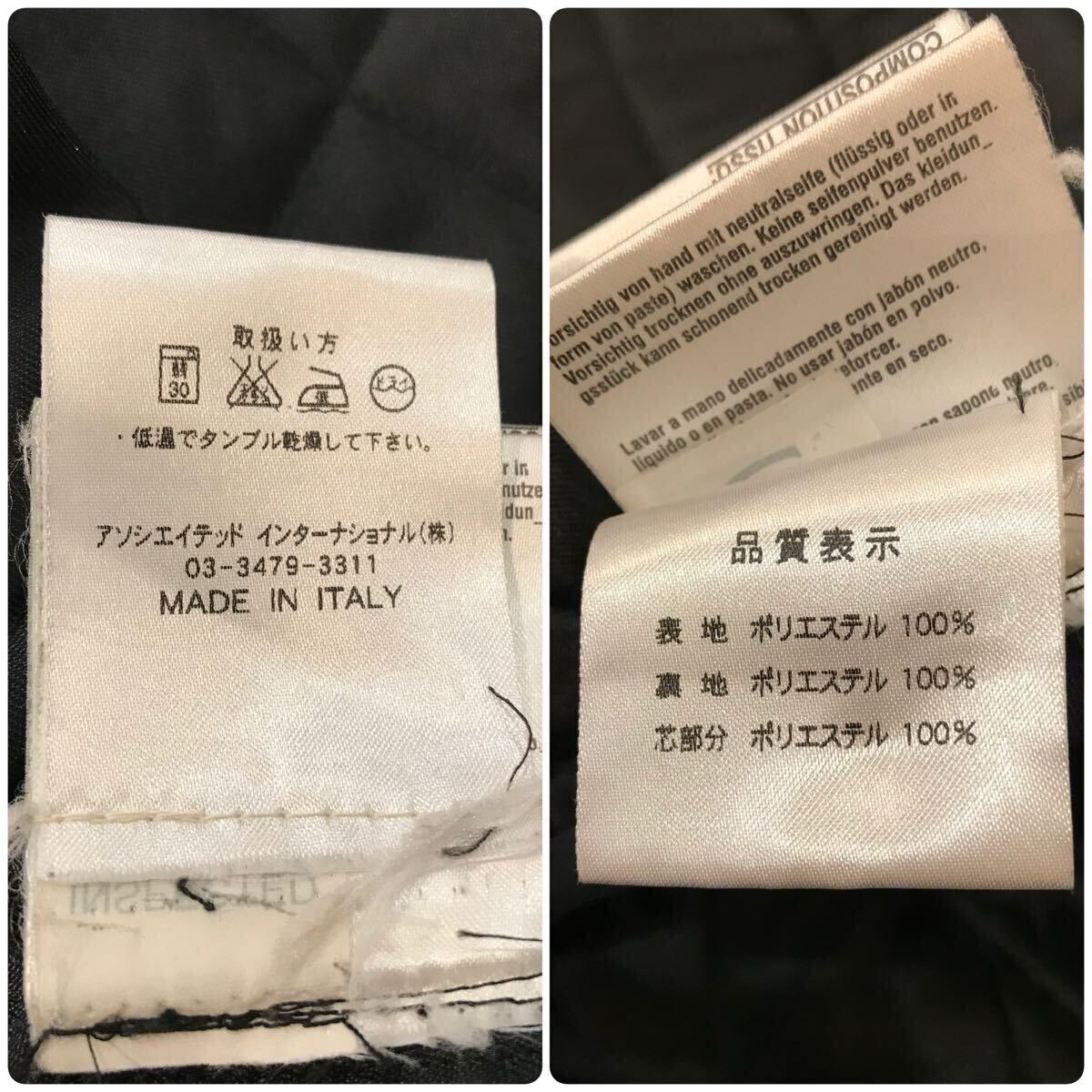 定価4.8萬(wàn)！BELSTAFF ベルスタッフ GOLD LABEL キルティング イタリア制 高級(jí)ベスト 中綿 インナー ライナー サイズS ブラック 付屬品
