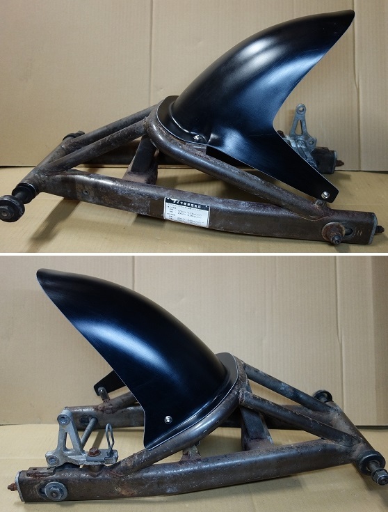 3XC R1-Z задняя внутренняя панель крыла FRP ( осмотр Yamaha yamaha R1Z 250 rear fender custom задняя подвеска защита качающийся рычаг Swing Arm модифицировано обработка использование не по назначению 