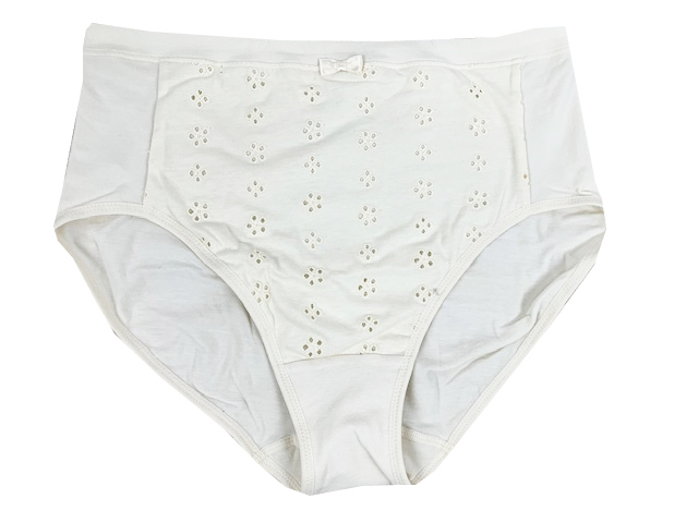 (ポスト投函 送料無料)セシール 3Lサイズ 綿混ショーツ レディース ショーツ１枚 EF95-3Lソフトアイボリーの画像1