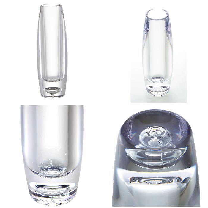 ☆ パープル 花瓶 おしゃれ 通販 割れない 一輪挿し プラスチック ガラス 風 花びん ポリカーボネート花器 フラワーベース シリンダー 玄_画像8