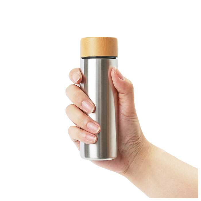 ☆ ブラック ステンレスボトル ミニ 通販 0.5l未満 マイボトル 水筒 洗いやすい 保冷 保温 ブランド マークレススタイル 大人 マグボトル_画像5