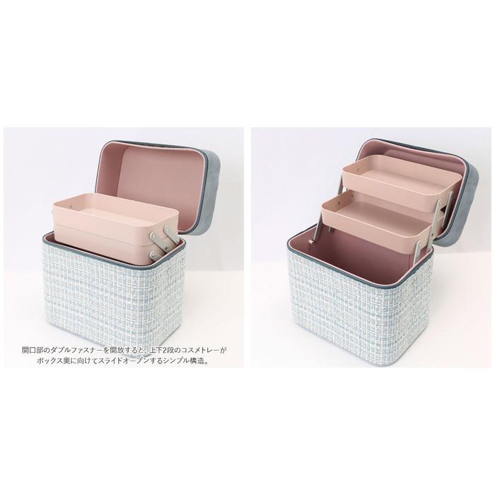 ☆ ブラック ☆ メイクボックス pmymake028 メイクボックス 大容量 コスメボックス バニティケース 化粧品 収納 ボックス