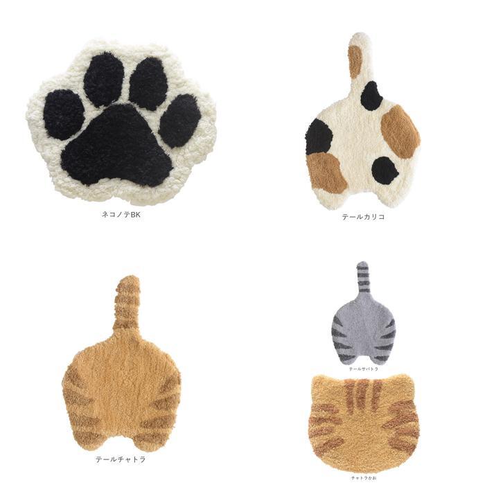 ☆ チャトラかお ☆ アンドパッカブル andpackable チェアパッド チェアパッド 丸 円形 ネコの手 チェアマット シートクッション 座布団_画像10