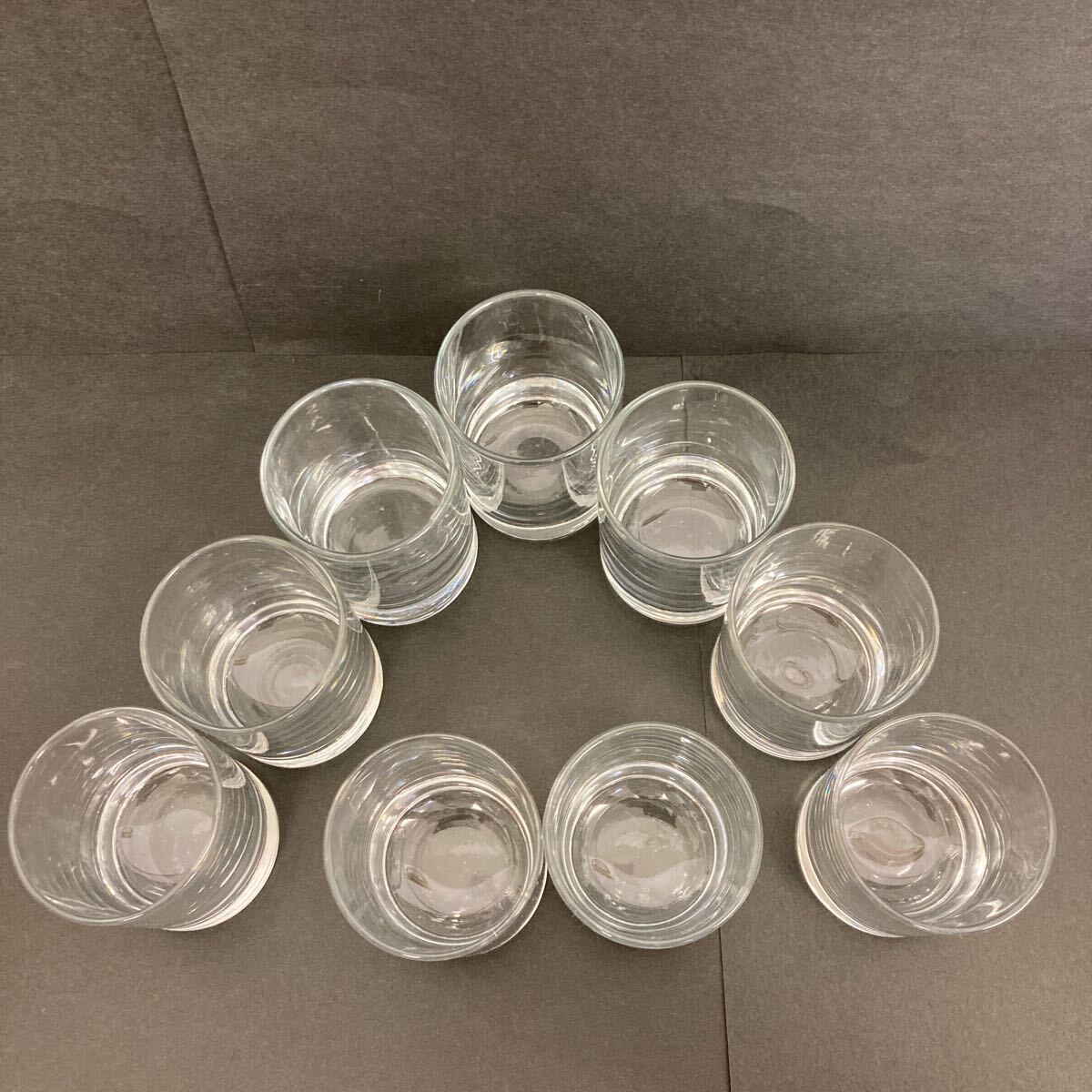ショットグラス 9点 セット グラス 食器 ガラス 中古品_画像2