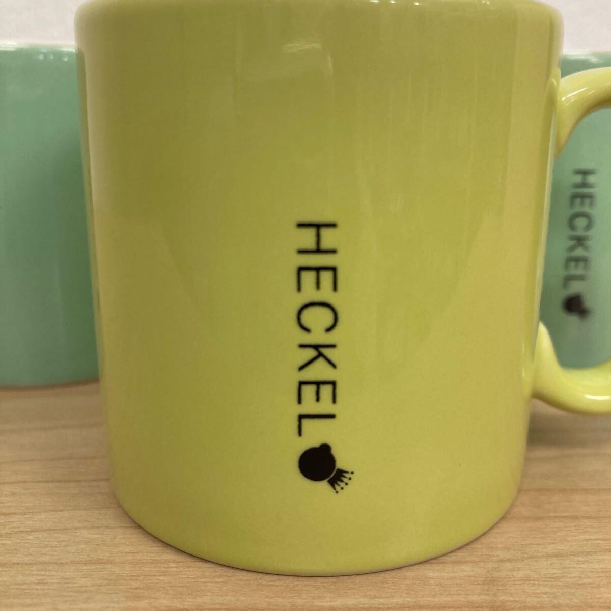 HECKEL ヘッケル マグカップ ミニ ミニマグカップ コーヒー コーヒーカップ エスプレッソ 陶器製 3個 セット 中古品_画像2