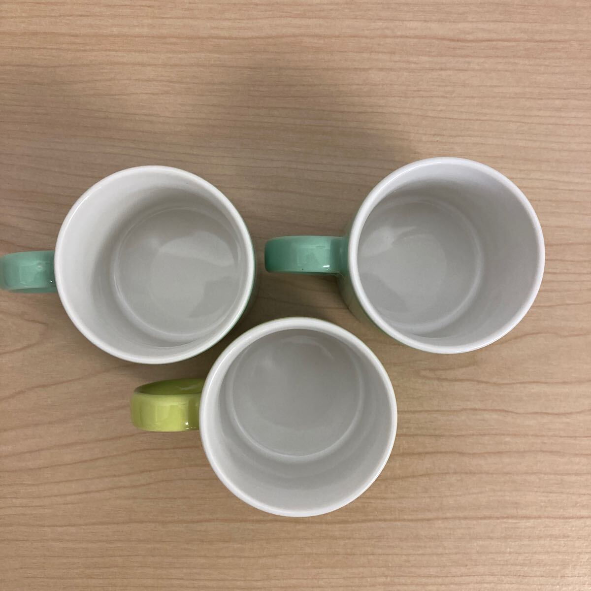 HECKEL ヘッケル マグカップ ミニ ミニマグカップ コーヒー コーヒーカップ エスプレッソ 陶器製 3個 セット 中古品_画像4