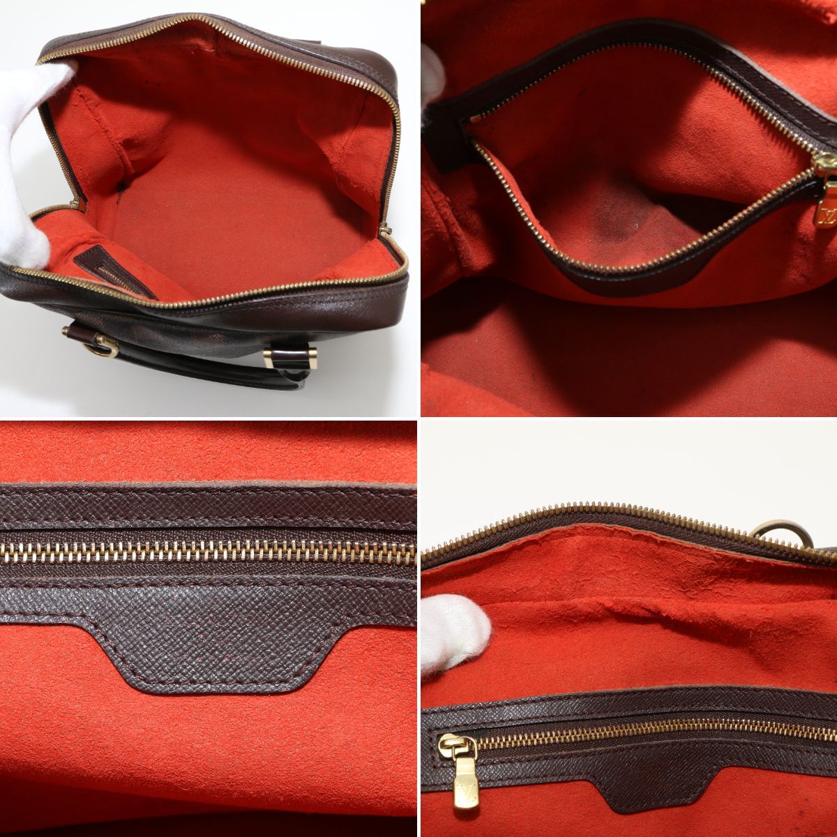 LOUIS VUITTON ルイヴィトン ダミエ エベヌ ブレラ N51150 ハンドバッグ ミニバッグ PVC レザー レディース ブラウン 茶 バック カバン