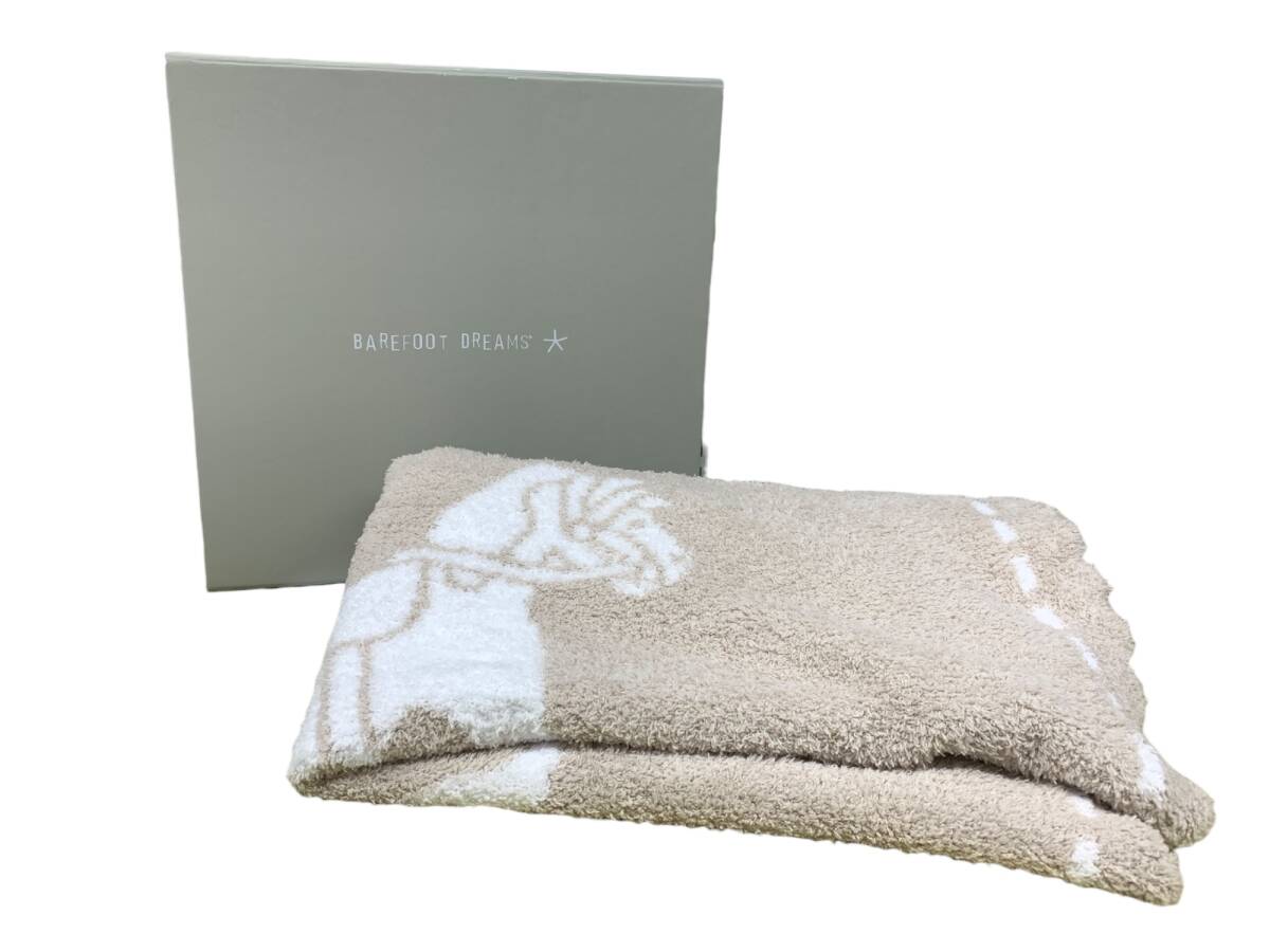 Barefoot Dreams( Bear foot Dream s) CozyChic Scalloped Receiving Blanket покрывало Brown смешанные товары /025