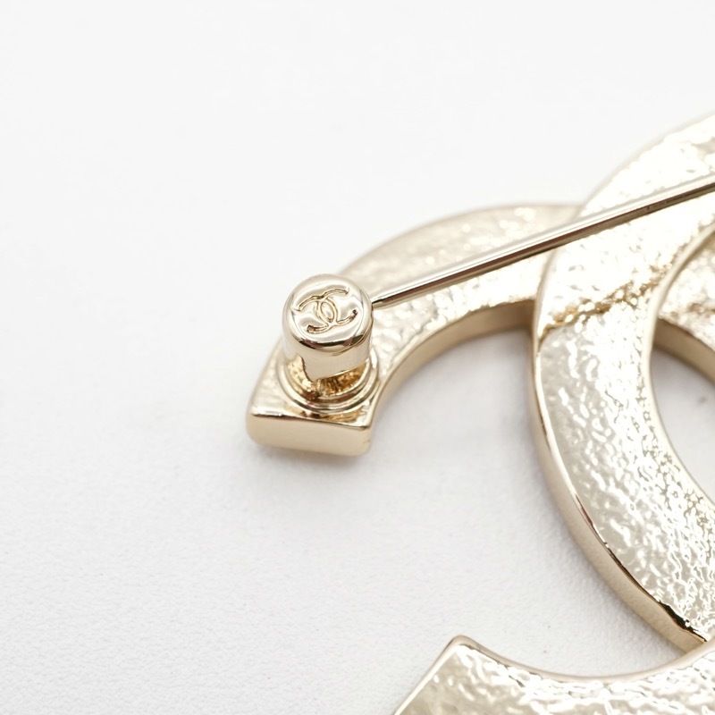 シャネル CHANEL ブローチ コサージュ ゴールド ココマーク