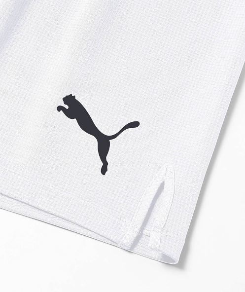 【KCM】Z-puma-711-140★展示品★【プーマ】ジュニア LIGA ゲーム パンツ コア　サッカー プラクティスパンツ　729972-04　ホワイト　140_画像3