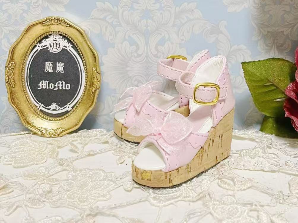 魔魔★DD/SDヒール足共通　サンダル　ピンク★新品
