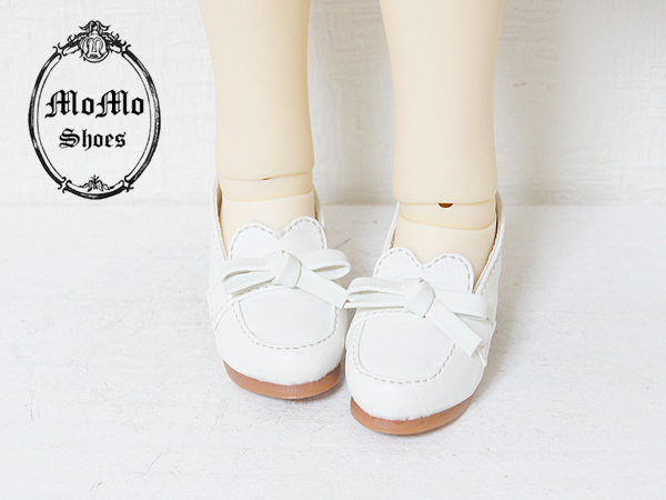 魔魔★MSD/MDD共通　ローファー　白★新品