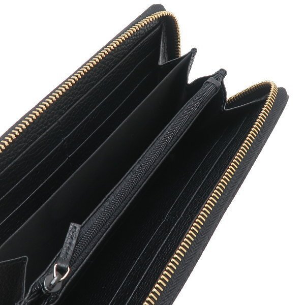 ◆ 新品 本物 ◆ GUCCI グッチ 長財布 GG付き ソーホー ジップアラウンドウォレット ファスナー レザー ブラック 黒 保存袋 箱 人気 598187