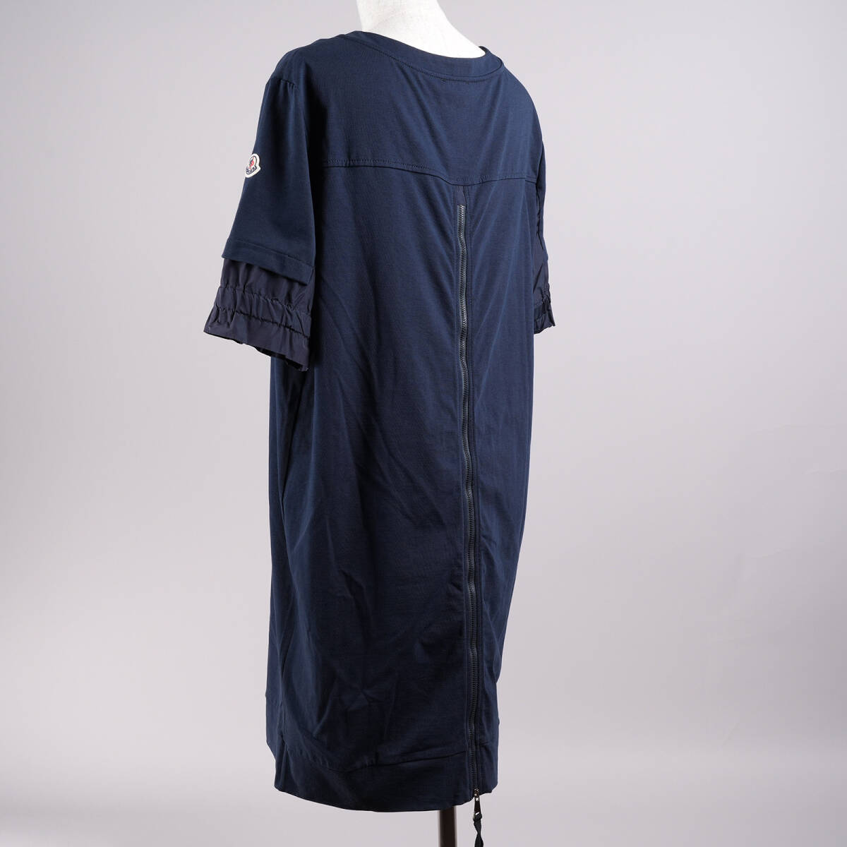 【美品】 モンクレール ワンピース サイズL ネイビー MONCLER 美品 [ワンピース]モンクレール [サイズL]ネイビー レディース