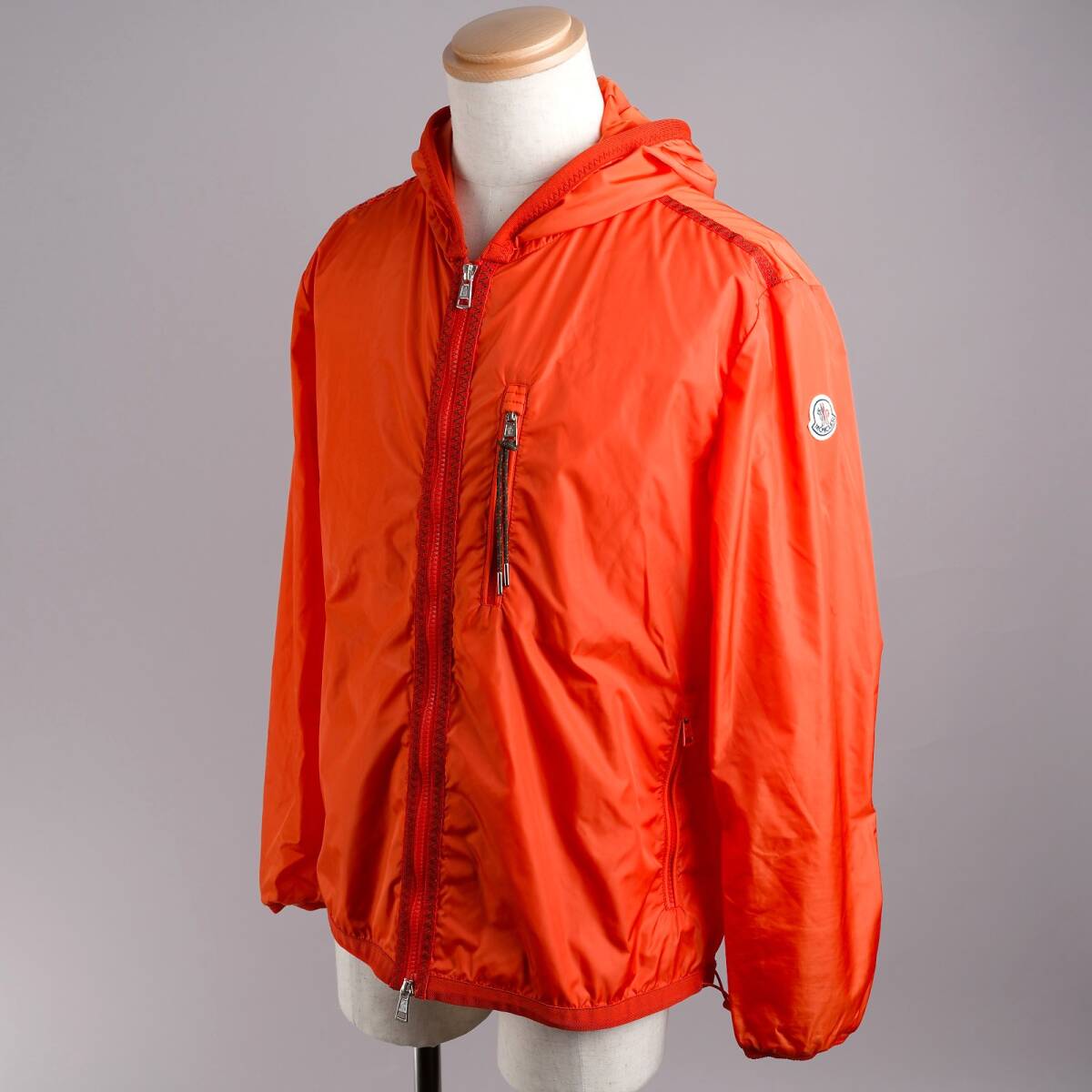 【即決?送料無料】極美品 [ナイロンパーカー]モンクレール [サイズ1] オレンジ メンズ ジャパンタグ MONCLER 