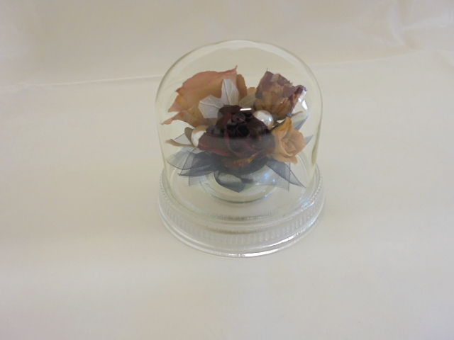 [KCM] Len te-12-PH-F* хранение товар *Reine De Fleur/ Len te поток ru сухой цветок стекло купол примерно φ10×9cm интерьер украшение произведение искусства 
