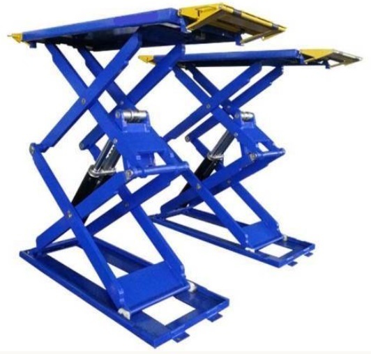 新品 単相/三相200v　3.5トン 電動(dòng)油圧式トータスリフト シザーリフト 適格領(lǐng)収書対応 土間工事不要 コントロールボックスもセット　