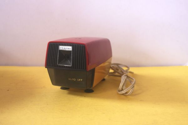  Showa Retro Janome /JANOME красный электрический точилка электрический точило работа OK /25N3.6-59