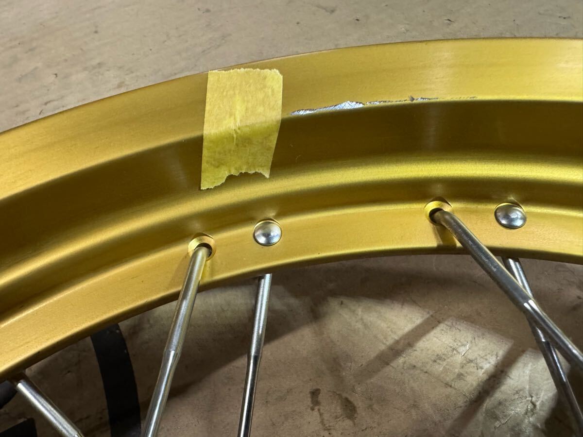 セロー250リヤホイール　ブレーキスプロケ新品 リアホイール ヤマハ セロー250