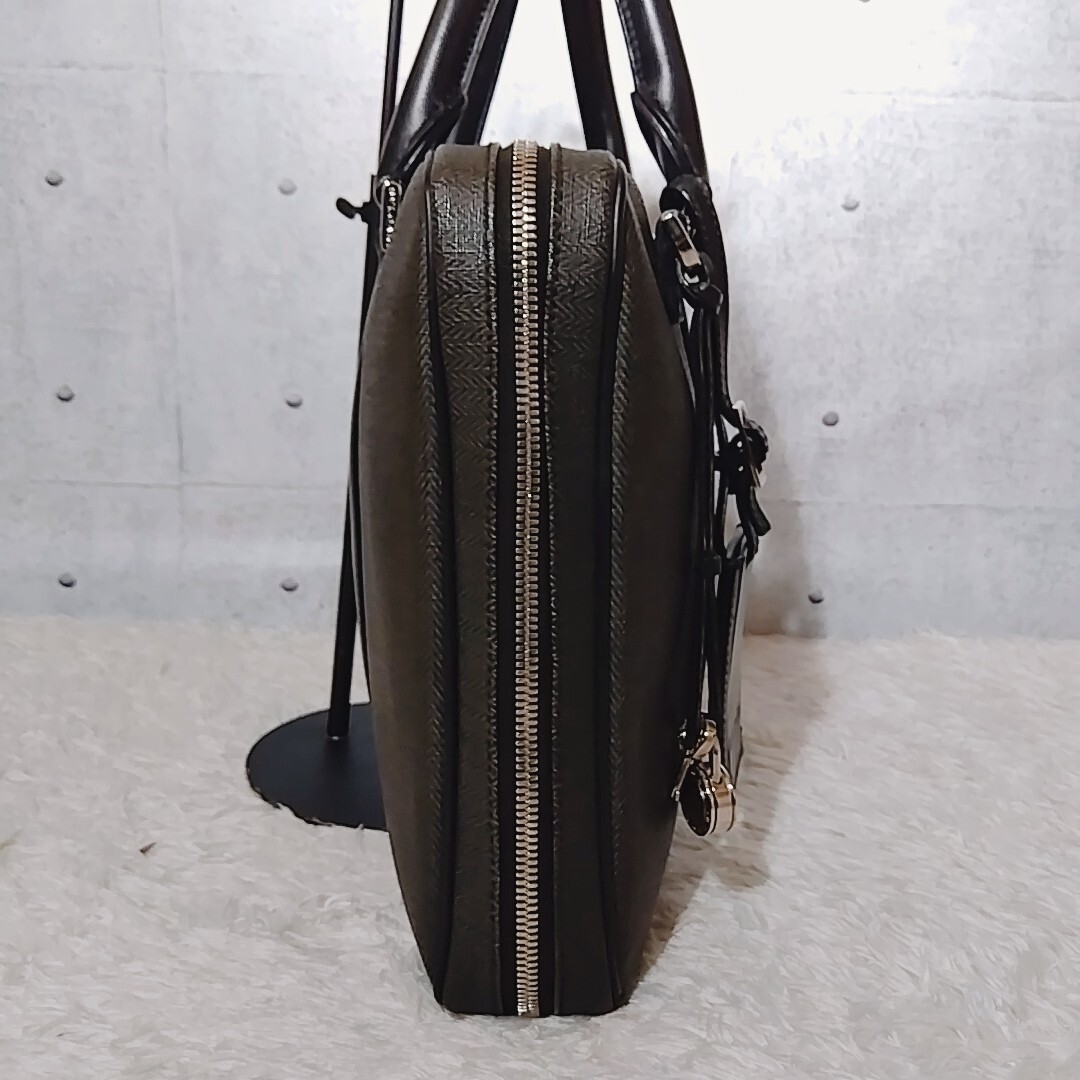 美品 A4◎】BVLGARI ブルガリ メンズ ビジネスバッグ ブリーフ