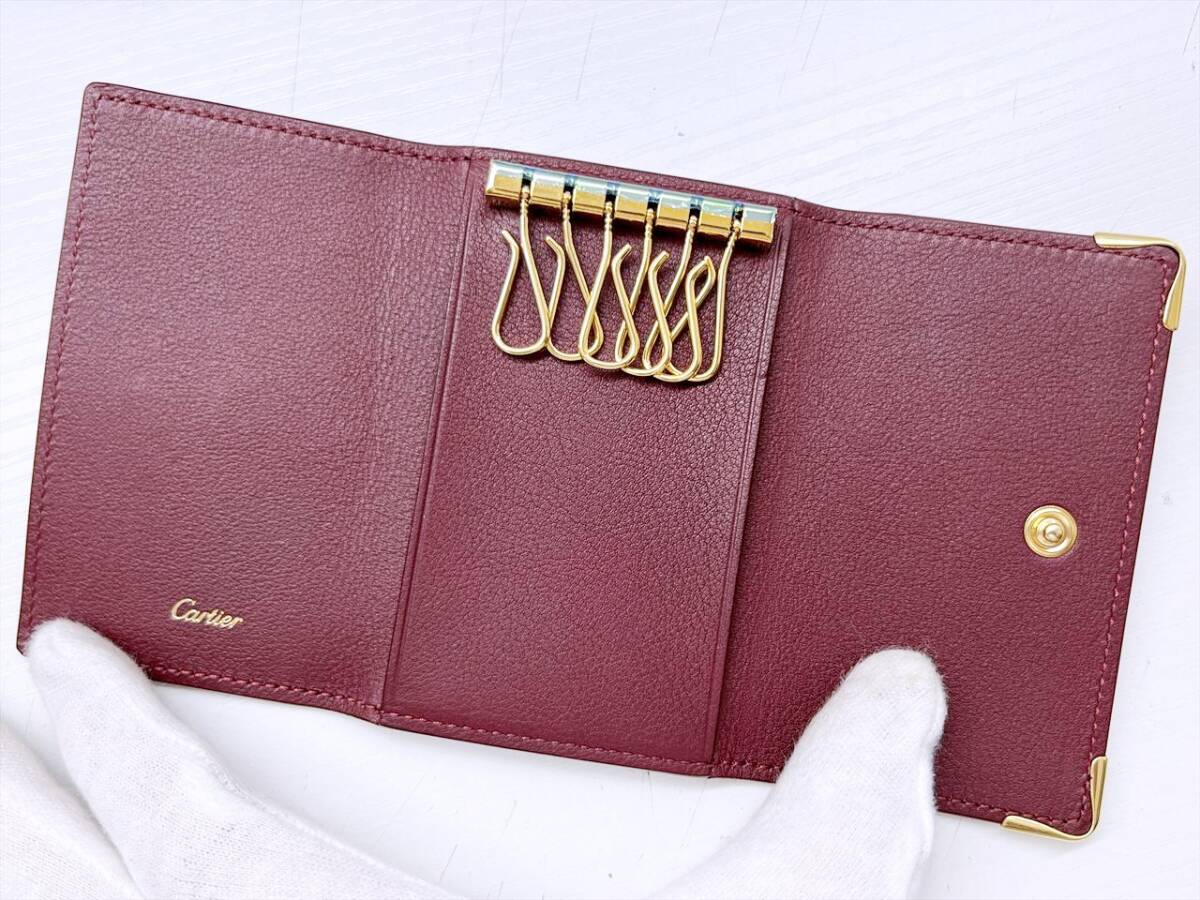 未使用保管 Cartier カルティエ マスト 6連 キーケース