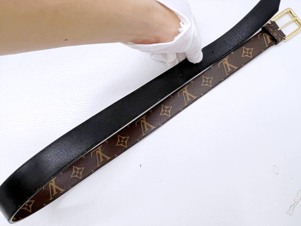 美品　Louis Vuitton　ヴィトン　モノグラム　サンチュール　デイリーマルチポケット　ベルト　コインケース　ポーチ　キーリング　M0236_画像4