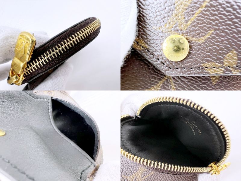 美品　Louis Vuitton　ヴィトン　モノグラム　サンチュール　デイリーマルチポケット　ベルト　コインケース　ポーチ　キーリング　M0236_画像8