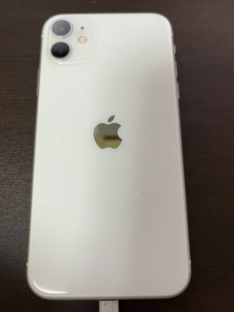 iPhone 11 ホワイト64GB 本体のみ Apple iPhone 11 64GB ホワイト SIMフリー 液晶に線あり