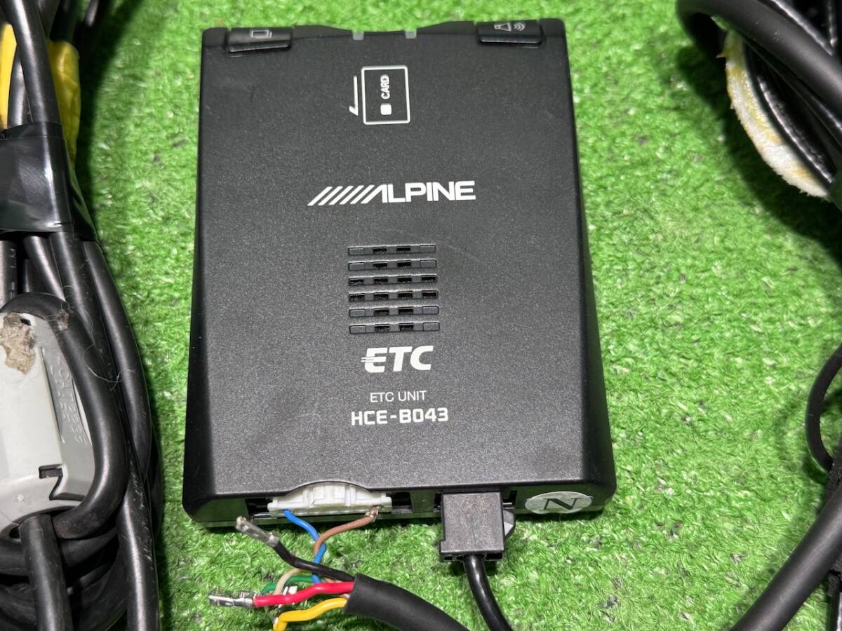 アルパイン ALPINE カーナビ HDD ナビ ETC HCE-B043 VIE-X08S フリップダウンモニター TMX-R2200/MG フルセグ/CD/DVD 。。。2120